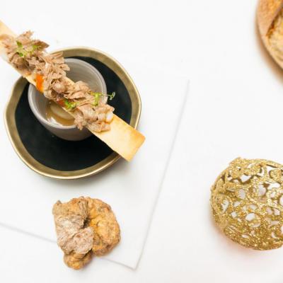 Menú Trufa Blanca del restaurante CEBO